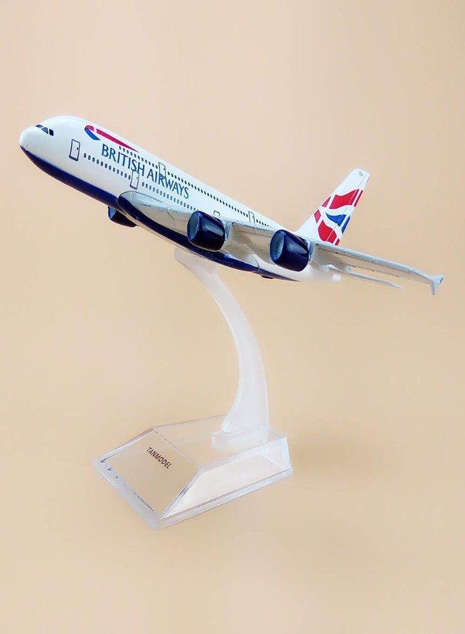 Sage Square 1:300 British Airways Airbus A380-841 Scale Metal Model Aircraft, Highly Detailed Souvenir Model Aircraft Collection,multicolor - Image 2